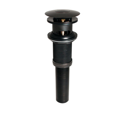 Universal Pop-Up Bathroom Sink Drain with Overflow