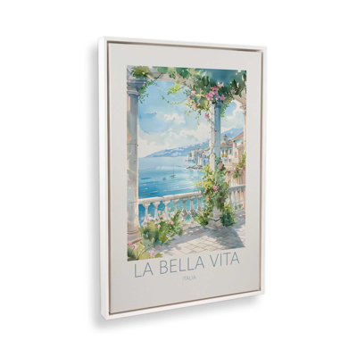 La Bella Vita View Canvas Art Print