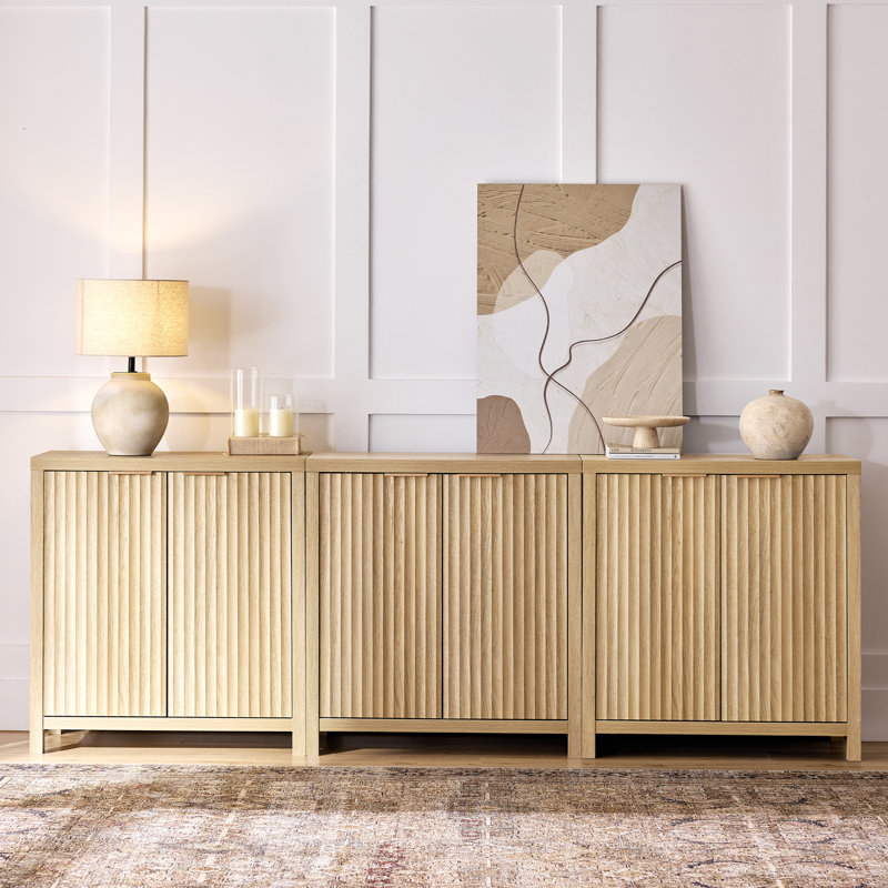 234cm Sideboard , Sand Oak