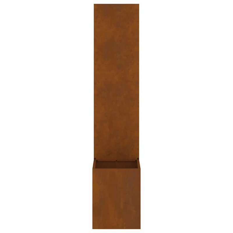 Planter Box, 140cm H x 32cm W x 32cm D, Rusty