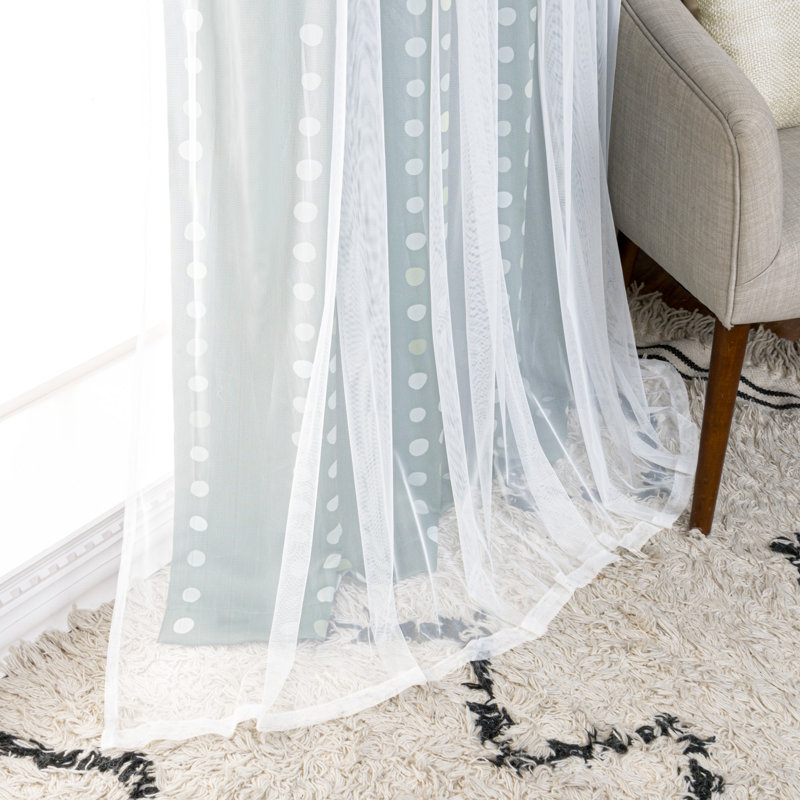 Brayshaun Room Darkening Curtain, Green