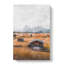 Landscape with Cabins - Wrapped Canvas-64020588