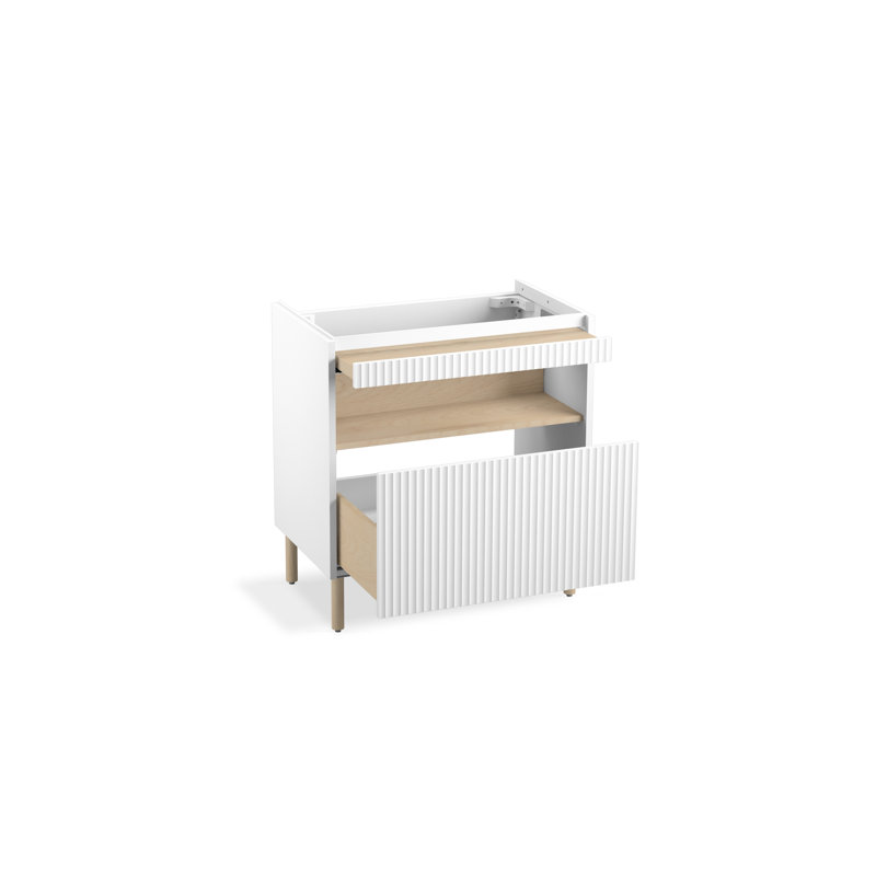 Spacity 28-3/4 In. Wall-Hung Bathroom Vanity Cabinet, White