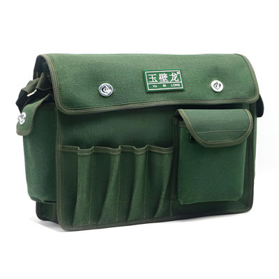 Sac à outils en toile durable et multifonctionnel pour le rangement des électriciens et des réparateurs
