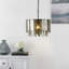 Lustre cylindrique unique à 1 lumière Adli