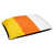 Jaune / rouge-orange / blanc