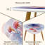 Ensemble de 2 tables basses gigognes Triangle
