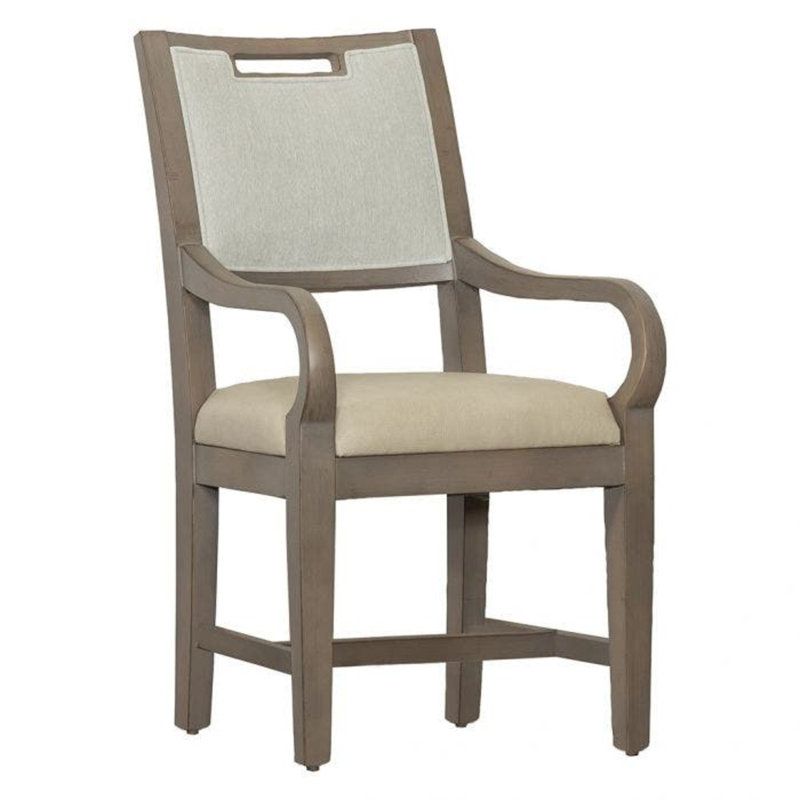 Reece 20.5'' H Upholstered Beech Armchair, Tobacco, 9800 Papyrus