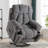 41.3" Wide Contemporary Chenille Very comfortable Power Reclining Heated Massage Chair-640361121