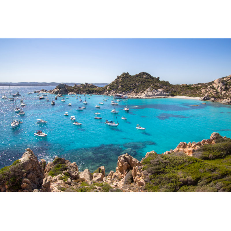 Cala Corsara Beach by CAHKT - Wrapped Canvas Print, 81cm H x 122cm W