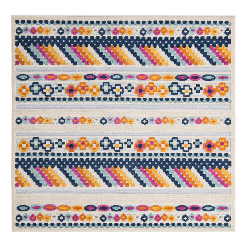 Paradera Aruba Indoor/Outdoor Rug, Square 7'10"