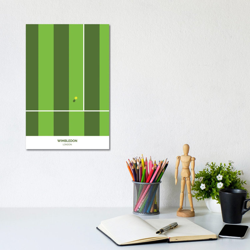 Wimbledon by Avesix - Wrapped Canvas Print, 20.32 cm H x 30.48 cm W