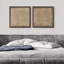 Motif géométrique de lignes murales, œuvre d'art abstraite minimaliste neutre, reproduction d'art sur toile encadrée, 2 pièces-97923445-108572871-97923448