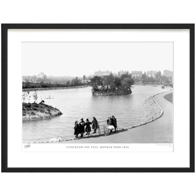 Stockton On Tees, Ropner Park 1896 - Single Picture Frame Print