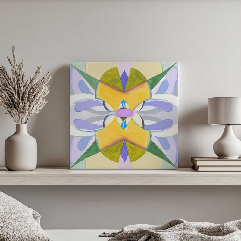 «Revival Kaleidoscope I» par Melissa Wang, reproduction d'art sur toile, H 30 po x l 30 po