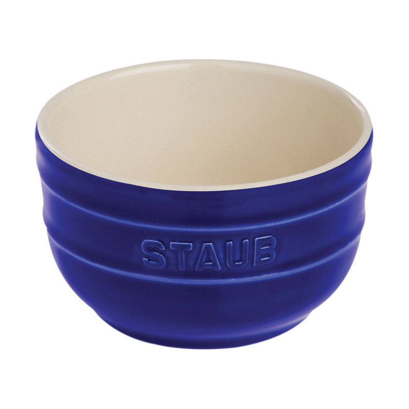 Staub Ceramic 2-piece Prep Bowl Set, Dark Blue