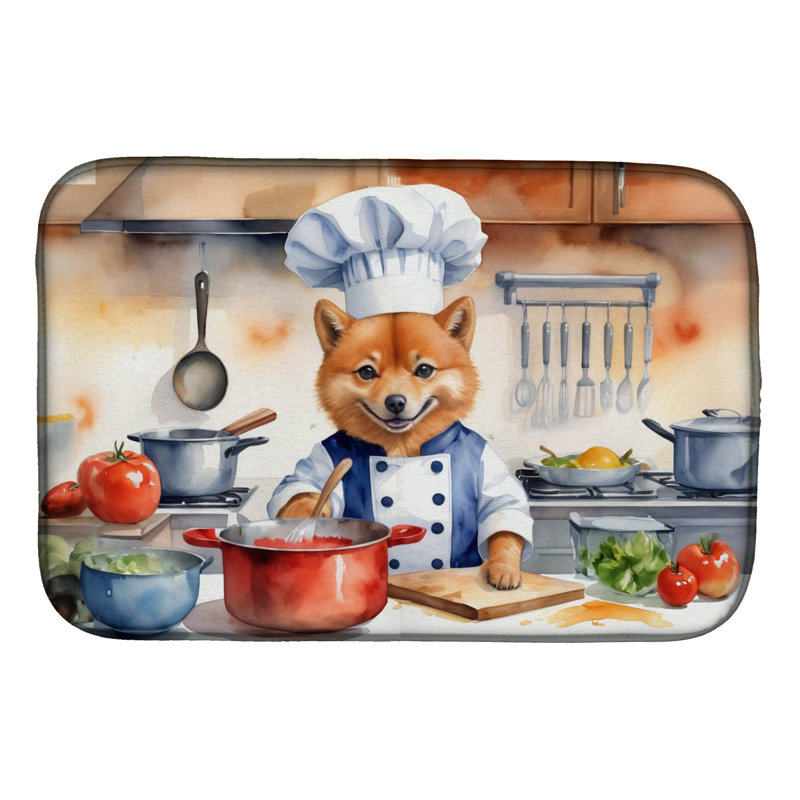 Finnish Spitz The Chef Dish Drying Mat