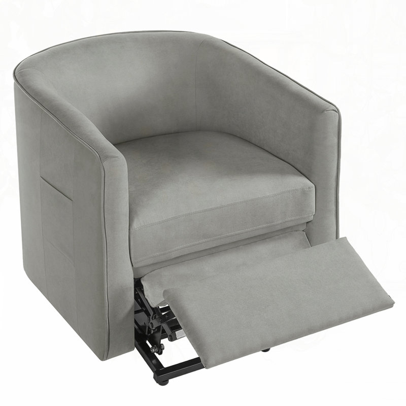 Fauteuil inclinable électrique Caldena, Gris