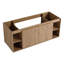 Meuble-lavabo mural 48 po avec double lavabo et support de rangement