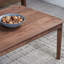 Table basse rectangulaire en bois massif noisette