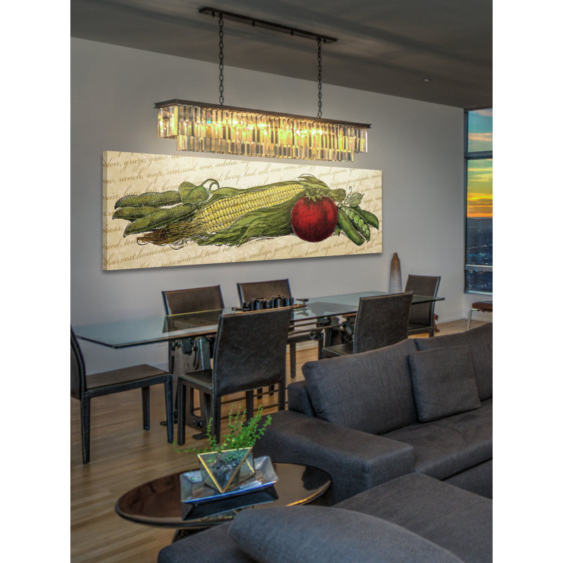 Fruit And Veg C - Wrapped Canvas Print, 25 cm H x 76 cm W