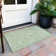 Machine Washable Indoor/Outdoor Xhevrie Aloe Rug