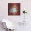 «Morning Chrysanthemum IV» par Kathrine Lovell, art mural en métal, 24 po x 24 po-1848307932