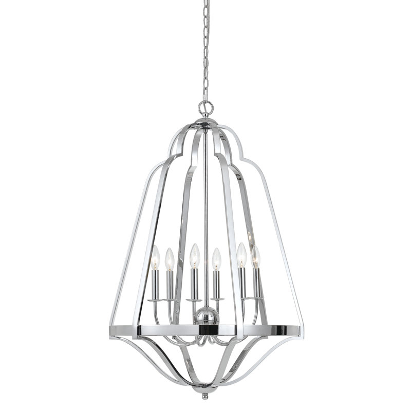 Lustre fantaisie à 6 ampoules Lema
