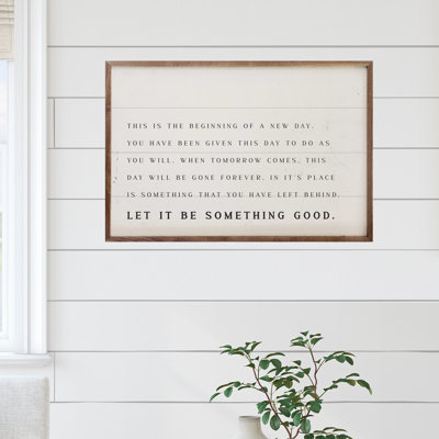Let It Be Something Good White