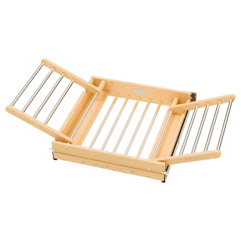 Séchoir à bois avec glissières à fermeture en douceur BLUM