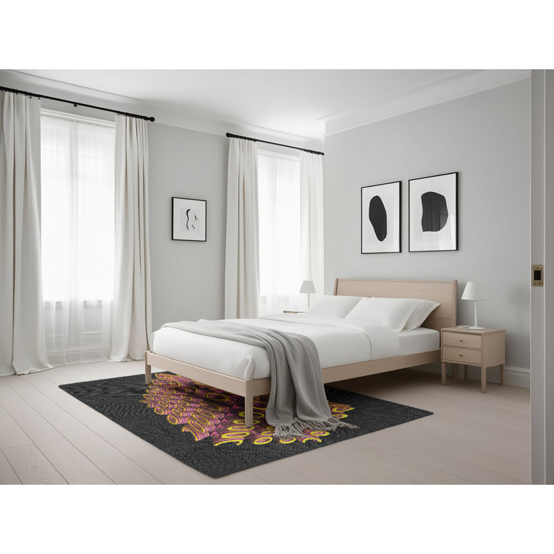 Tapis jaune, Rectangle 5 pi x 7 pi