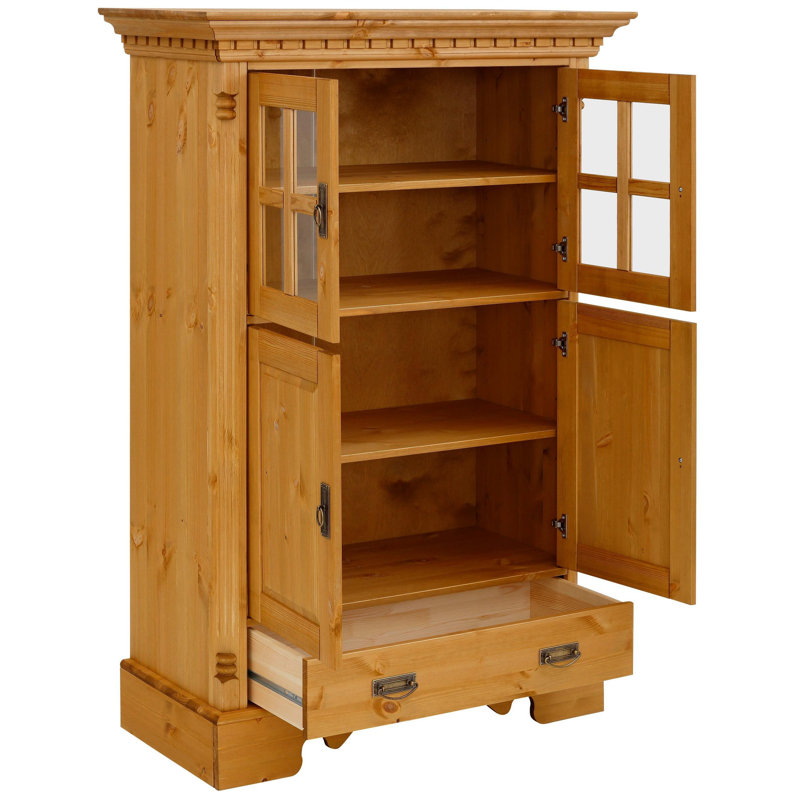 Heitor 102.2cm Solid Wood Sideboard, Brown