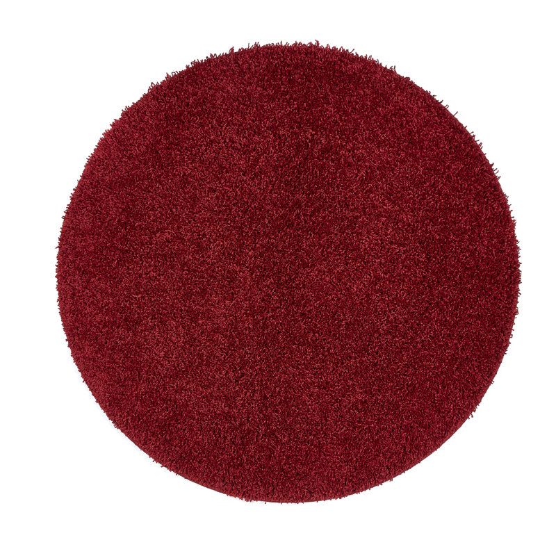 Buddy Red Rug, Round 100cm