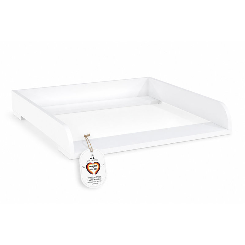 Changing top compatible with IKEA® dressers, universal, white