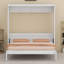 Lit mural peu encombrant avec conception rabattable et armoire-216549149