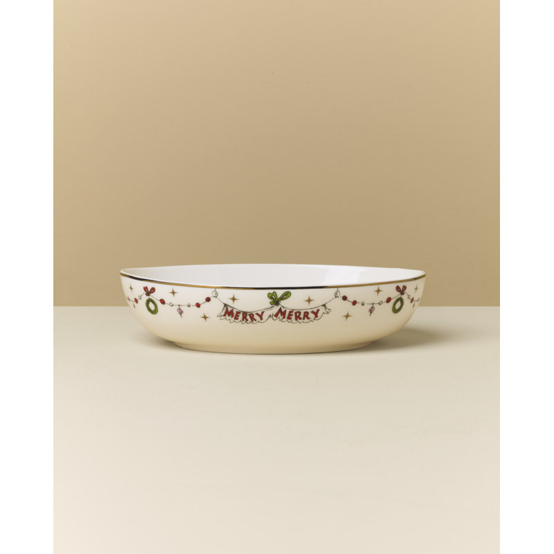 Lenox Merry Grinchmas Oval Serving Bowl