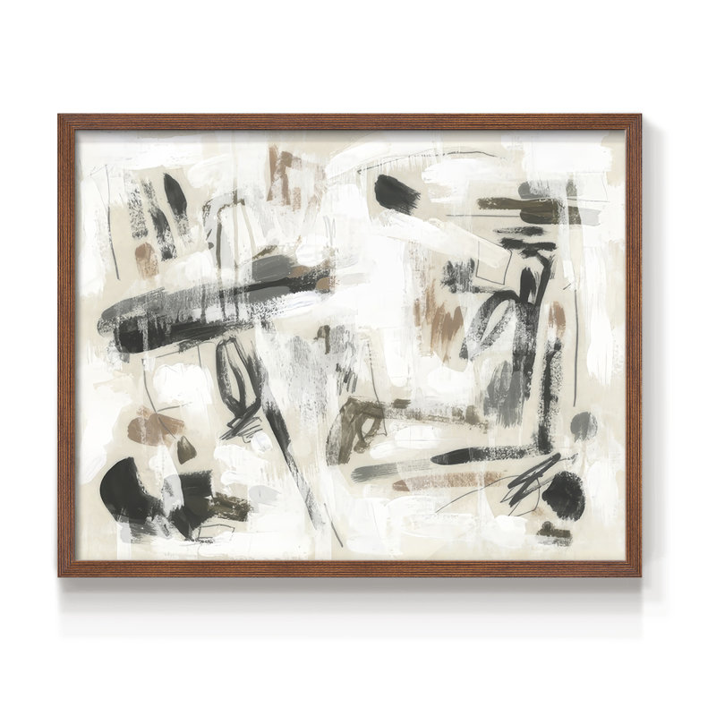 «Spinning Yarns II», reproduction encadrée, Noyer, H 16 po x l 20 po