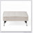 OTTOMAN CHAIR Simple and modern Solid base frame Thick Upholstered