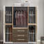 Armoire 74 74 po avec 4 portes et 3 tiroirs