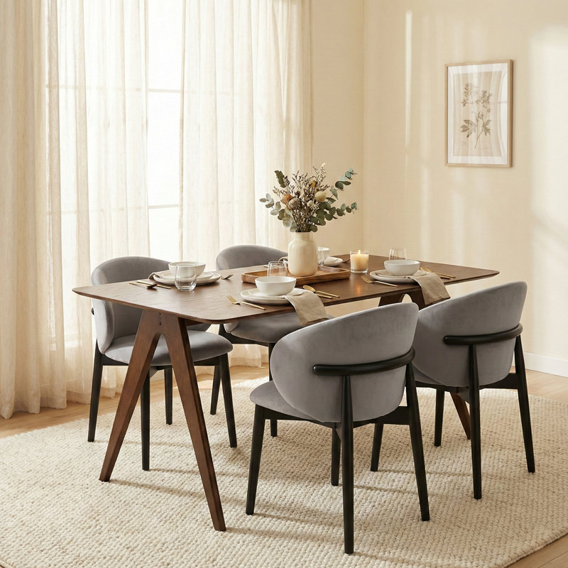 Edda Rectangle Wooden Dining Table