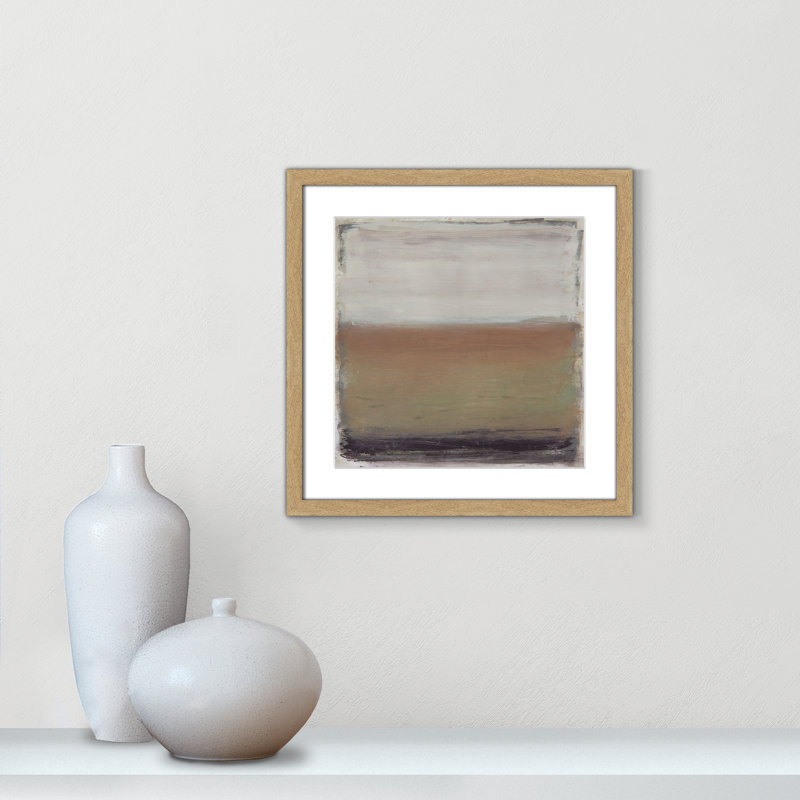 «Arizona Print» par Casa Fine Arts, H 17 po x l 17 po x P 1,25 po, Impression encadrée naturelle avec passe-partout
