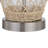 Narva 22" Beige/Clear/Silver Bedside Table Lamp