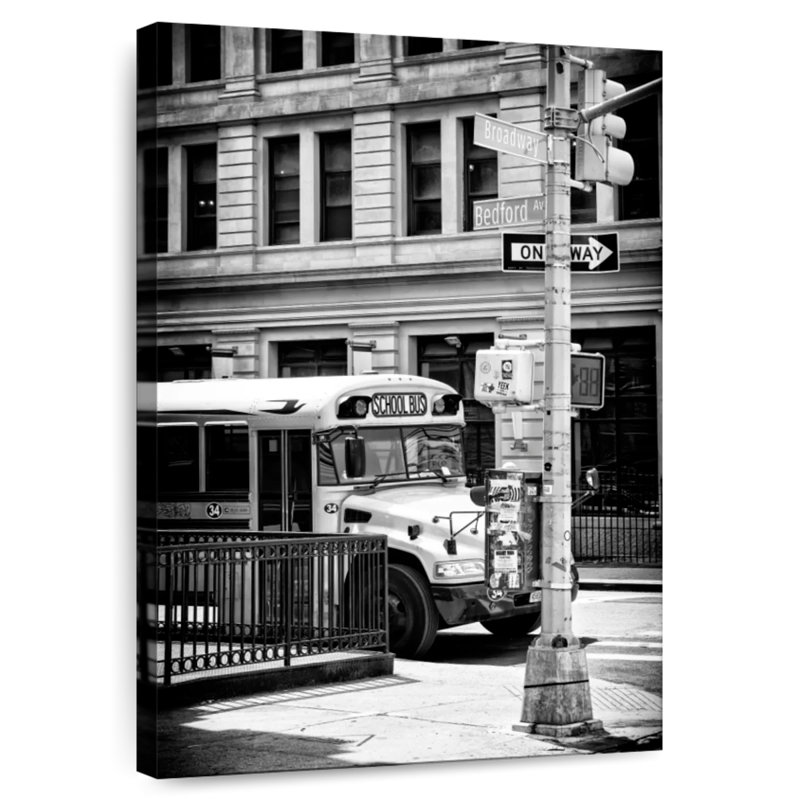 Autobus scolaire Mehar Vintage NYC, H 36 po x l 24 po