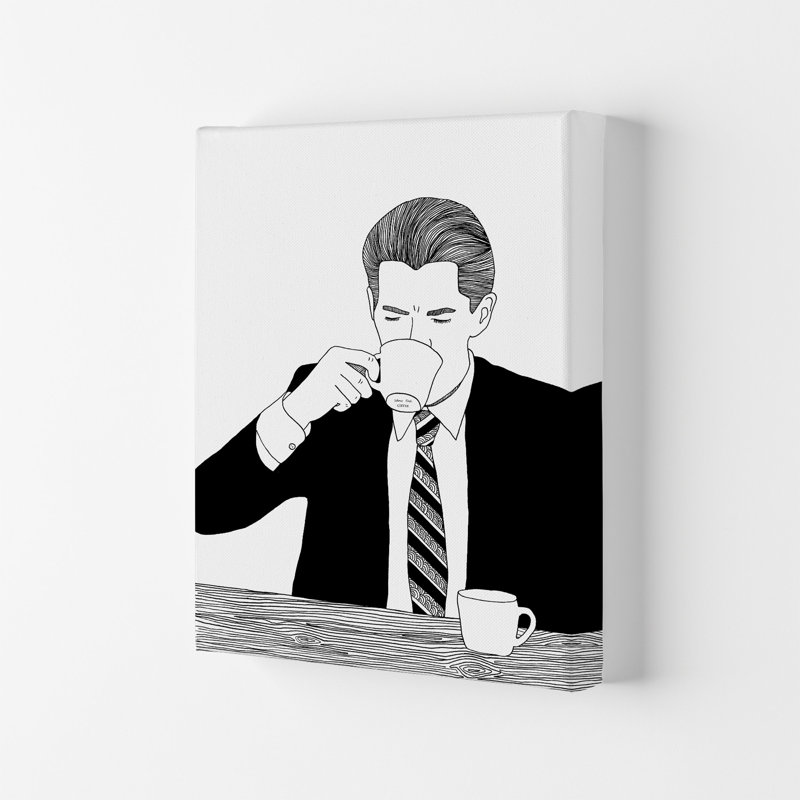 Agent Cooper by Carissa Tanton - Wrapped Canvas Print, 84cm H x 59.4cm W x 4cm D