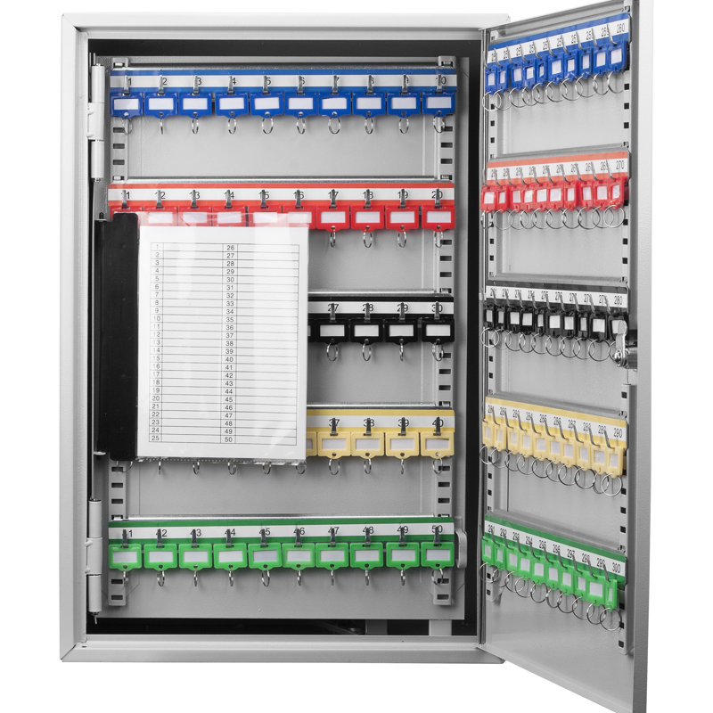 300 Key Adjustable Key Cabinet With Key Lock