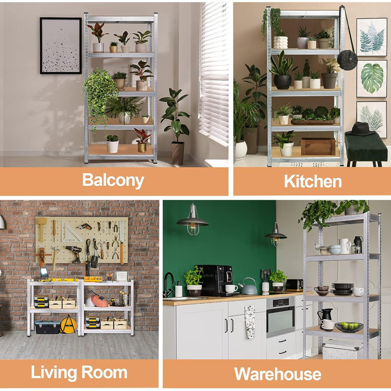 Bilyue 35.4 " W Shelving Unit