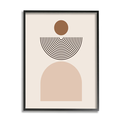 Formes géométriques arquées sur bois