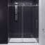 Porte de douche coulissante simple sans cadre l 60 po x H 76 po Madam Series-20625451