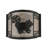Jakyiah Steel Flush Mounted Sconce