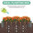 Over Ground Raised Garden Bed 96X28x10'', Large Long Planter Box For Outdoor, Tool-Free Assembly